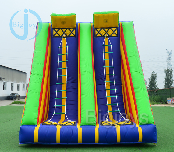 Inflatable rope ladder